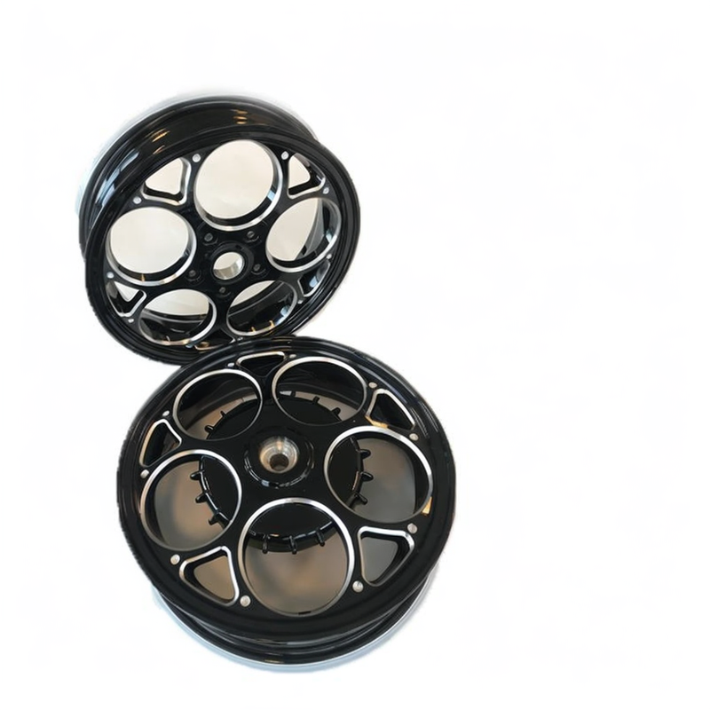 Velgen Set A-Plus (Voor + Achter) Passend Op Vespa Primavera/Sprint Black Edition