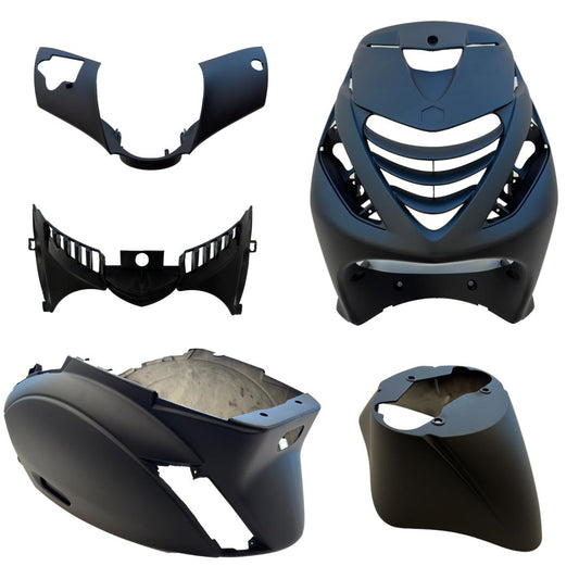 SP Kappenset Zip - Mat Zwart