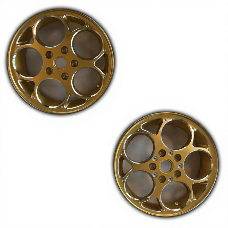 Velgen Set 12'' A-Plus (Voor + Achter) Passend Op Vespa GTS - Gold Edition