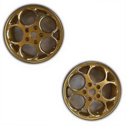 Velgen Set 12'' A-Plus (Voor + Achter) Passend Op Vespa GTS - Gold Edition