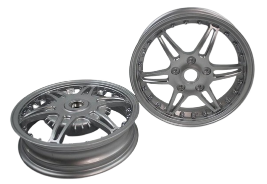 Velgen Set A-Plus (Voor + Achter) Passend Op Vespa Primavera/Sprint Silver Edition - Sport